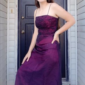 Purple 2 piece dress